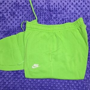 Nike Men Bright Green Joggers